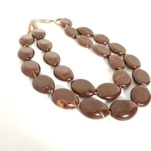 Vintage double layered stone Necklace